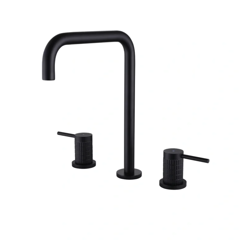 Robinet de salle de bain Roma 3 - Noir mat