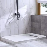Base de douche avec drain linéaire droite 60” x 32” - Alcôve