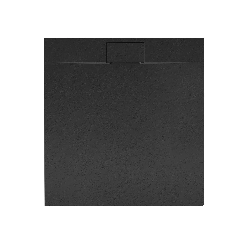 Base de douche noire svelte ultra mince 36” x 36”
