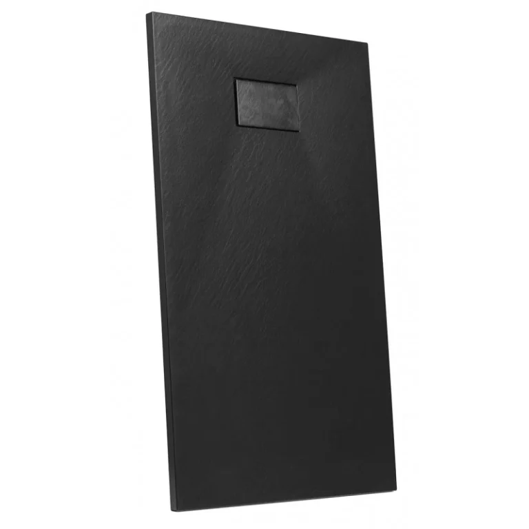 Base de douche noire svelte ultra mince 60” x 32”
