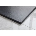 Base de douche noire svelte ultra mince 60” x 32”