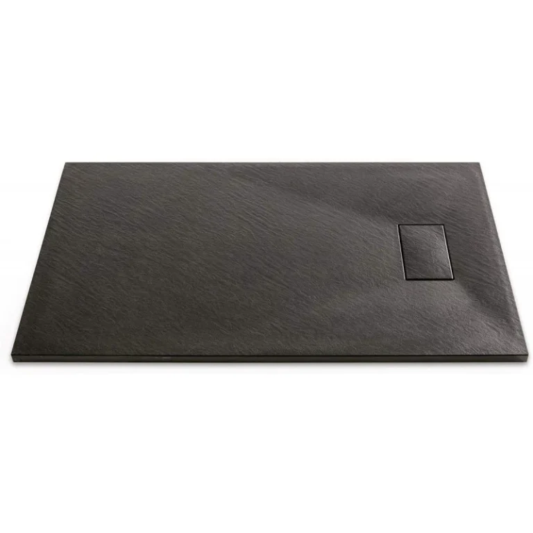 Base de douche noire svelte ultra mince 60” x 32”