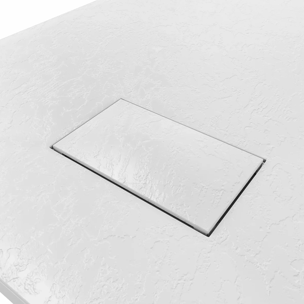 Base de douche svelte ultra mince 48” x 32” - Blanche
