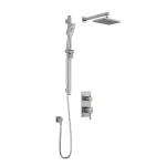 Ensemble de robinetterie de douche TD2 Squareone – Nickel pure