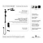 Ensemble de robinetterie de douche TD3 Roundone - nickel pure – Image 2