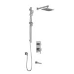 Ensemble de robinetterie de douche TD3 Squareone - nickel pure
