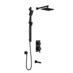 Ensemble de robinetterie de douche TD3 Squareone - noir