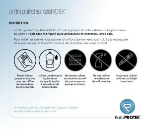 Film protecteur KaliaPROTEK - Entretien
