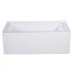 Bain douche en alcôve 60″ x 32″ (drain à droite) - vue latérale