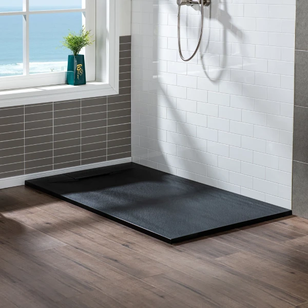 Pure-Design bases de douche Installation en alcôve