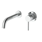 Robinet de salle de bain mural Roma mono - Chrome
