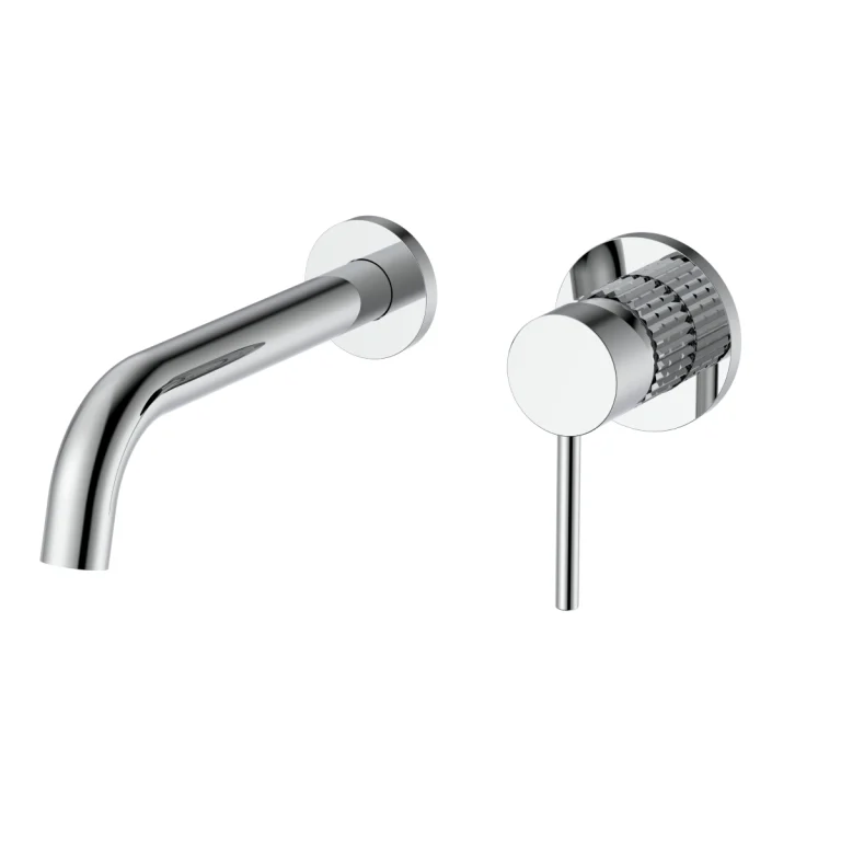 Robinet de salle de bain mural Roma mono - Chrome