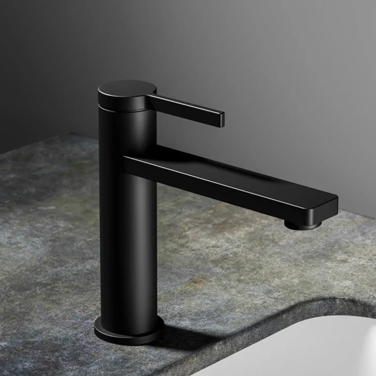 Robinet de vanité monotrou Genoa - Noir
