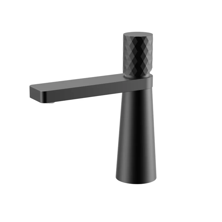 Robinet de vanité monotrou Glories – Noir