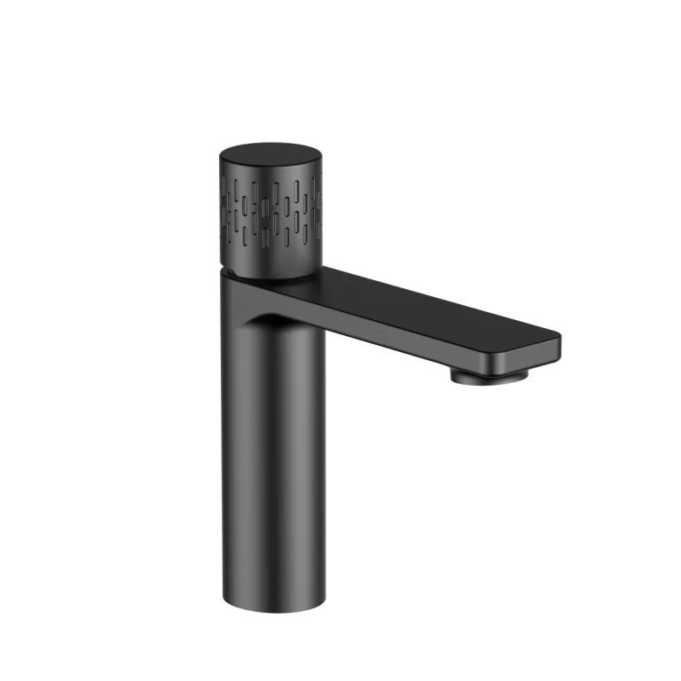 Robinet de vanité monotrou Romy - Noir