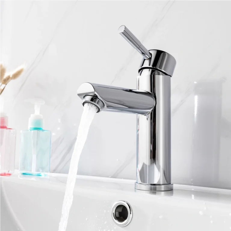 Robinet de vanité monotrou Roncourt – Chrome