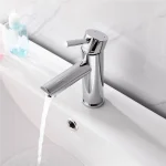Robinet de vanité monotrou Roncourt – Chrome