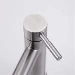Robinet de vanité monotrou Roncourt - Nickel brossé