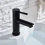 Robinet de vanité monotrou Roncourt - Noir