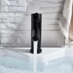 Robinet de vanité monotrou Roncourt - Noir