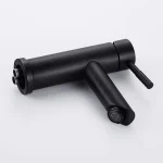 Robinet de vanité monotrou Roncourt - Noir