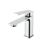 Robinet de vanité monotrou Rosana - Chrome