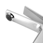 Robinet de vanité monotrou Rosana - Chrome