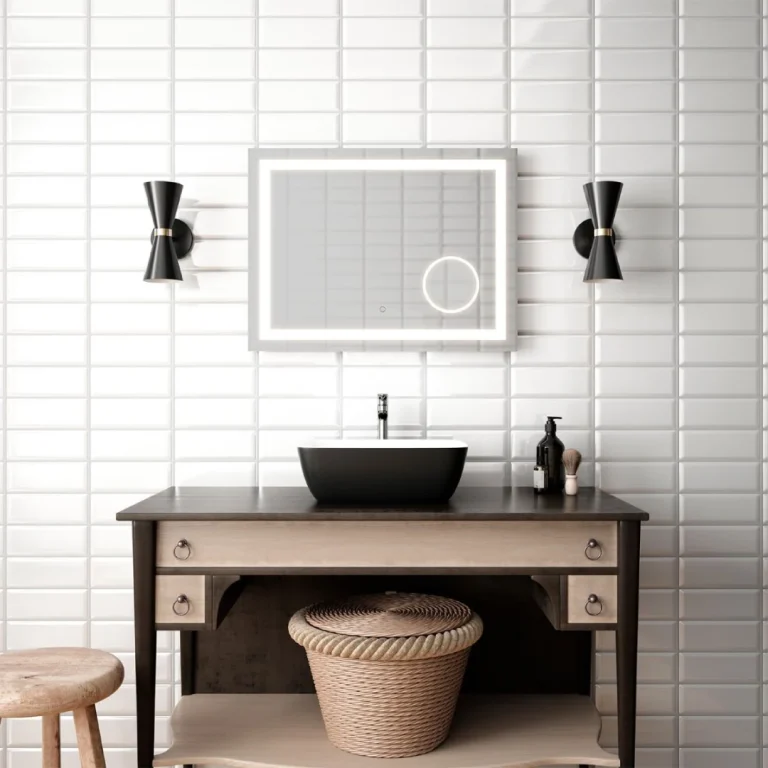 EFFECT - Miroir LED 32” x 24” avec effet grossissant