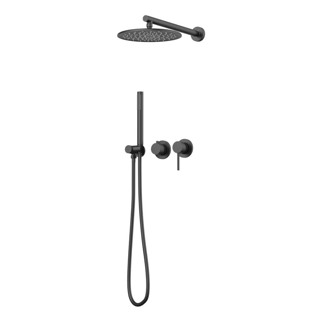 Roma Élite Ensemble de robinetterie de douche - Noir