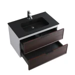 Vanité de salle de bain 30 pouces Borealis - Noyer noir