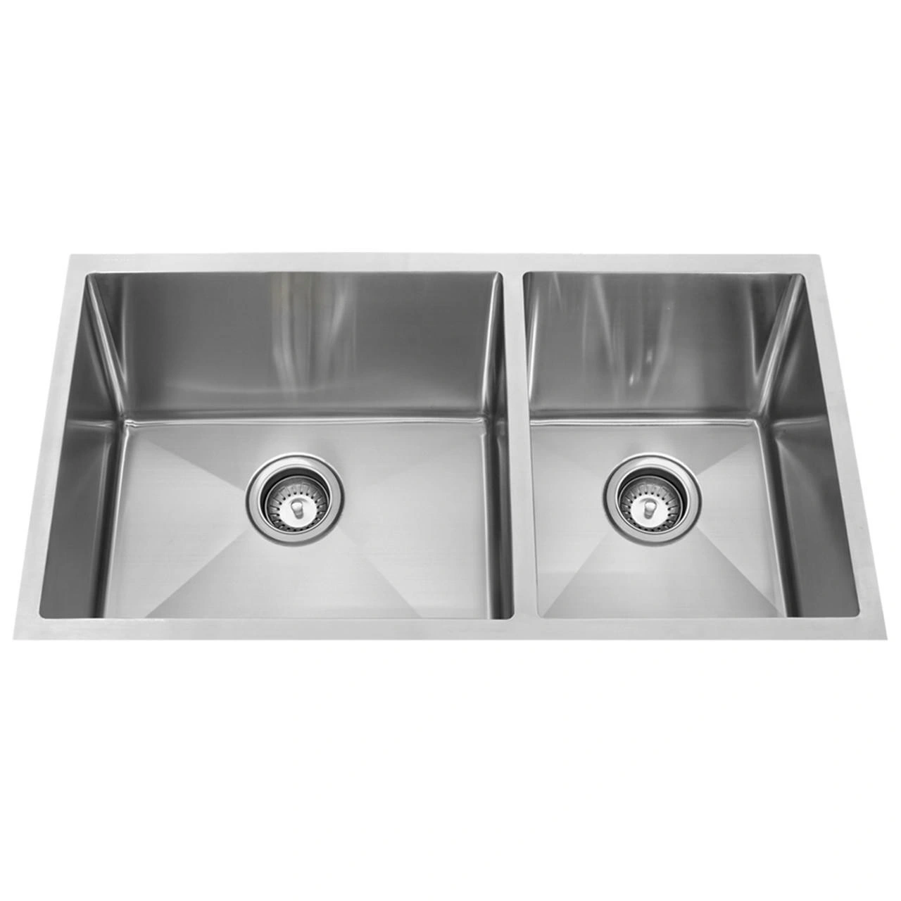 Evier-de-cuisine-–-Sous-plan-30×18-60_40-Brosse-16G.webp Évier de cuisine double 30″x18″ 16G (60/40) sans grilles de fond - Brossé – Image 1