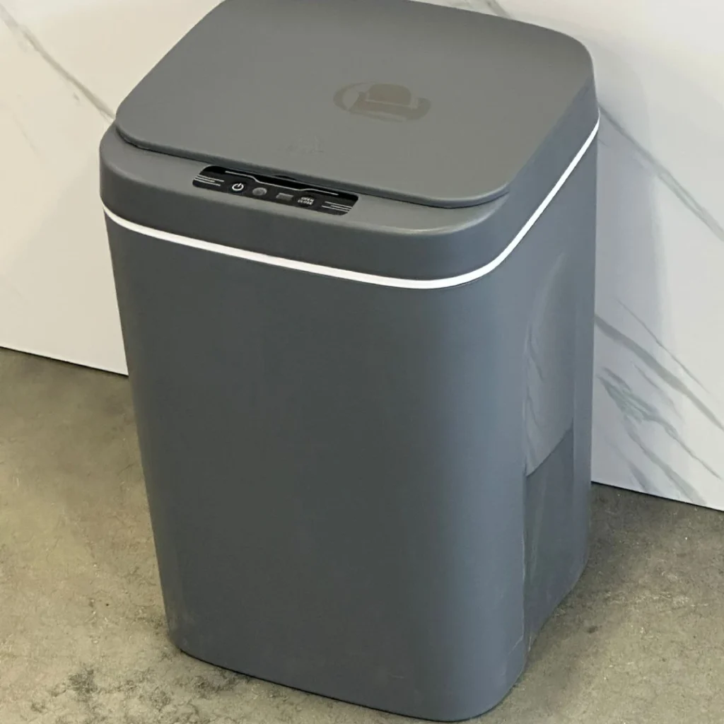 Poubelle intelligente sans contact 16L - Grise