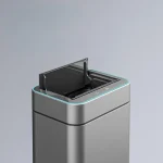 Poubelle intelligente sans contact 50L - Acier inoxydable