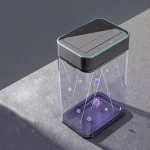 Poubelle intelligente sans contact 50L - Acier inoxydable