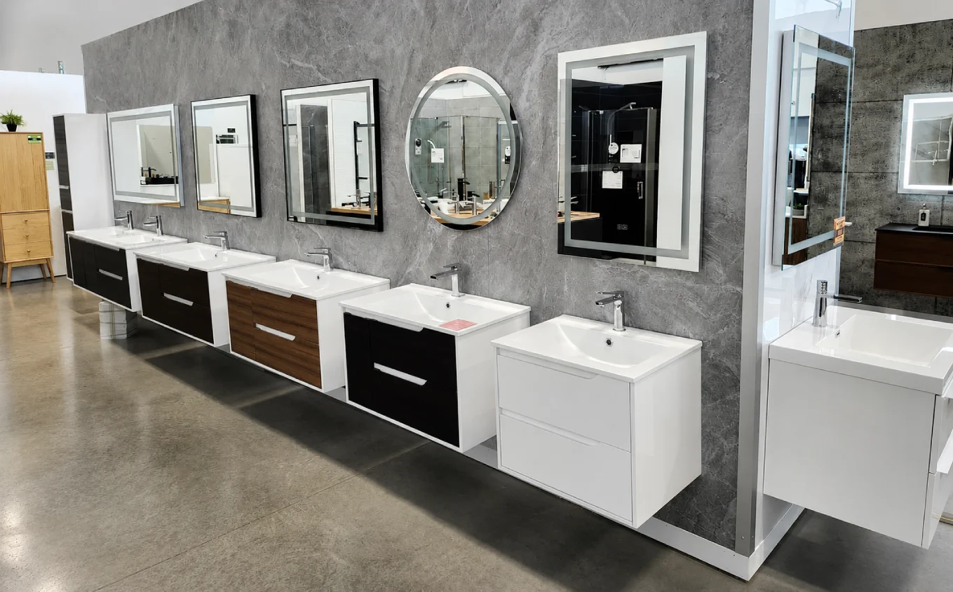 nos miroirs LED en magasin a Brossard