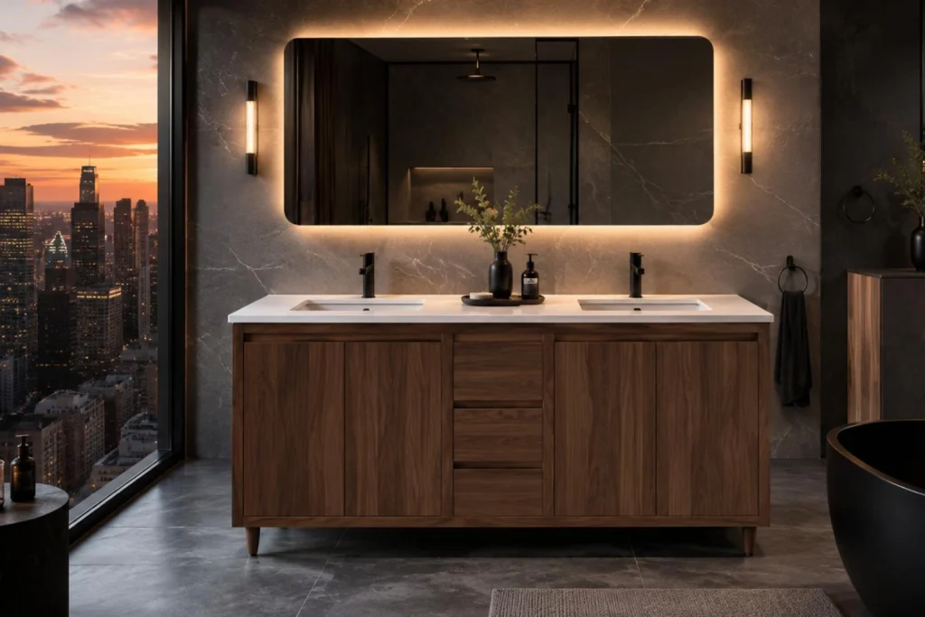 60″ Vanité de salle de bain Celestia