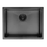 Évier de cuisine simple 20″x18″ 16G - Noir