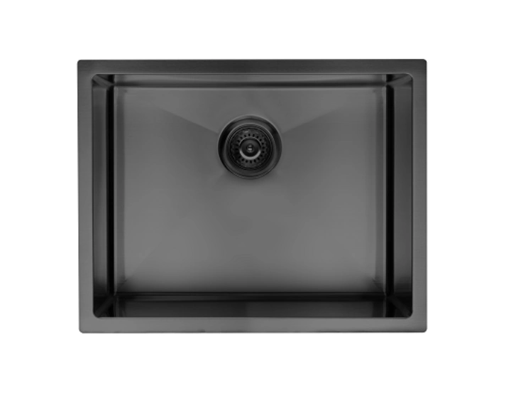 Évier de cuisine simple 20″x18″ 16G - Noir