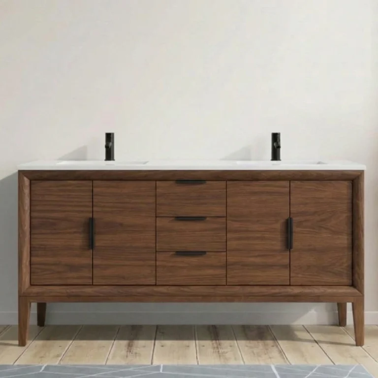 Vanité de salle de bain 72 pouces Aspen